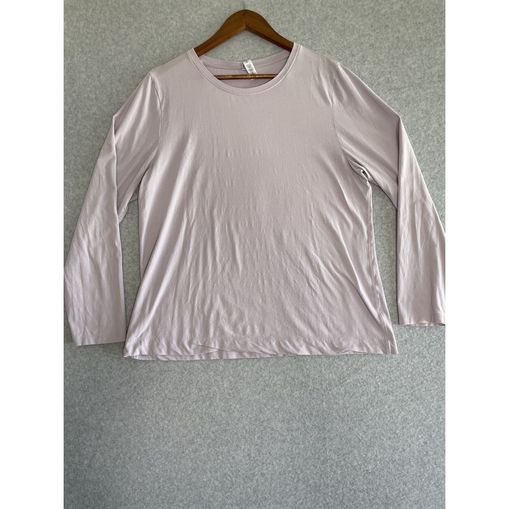 Athleta Top Womens XL Long Sleeve Shirt Activewear Pull Over Purple Activewear